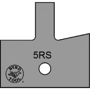 5RS Byrd Tool 30mm Wide Right Hand Shaker Stile With a 12 Degree Angle