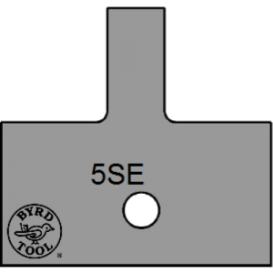 5SE Byrd Tool 30mm Wide Shaker Stile Centered Carbide Inserts Eased Edge