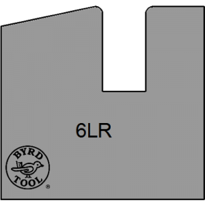 6LR Byrd Tool 30mm Wide Left Hand Shaker Rail With a 12 Degree Angle