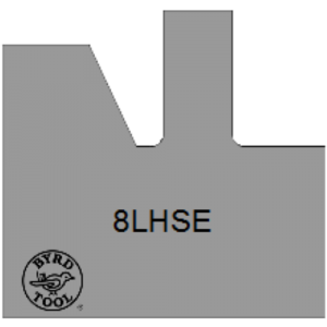 8LHSE Byrd Tool 30mm Wide Left Hand Stile Carbide Inserts Eased Edge