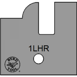 1LHR Byrd Tool 30mm Wide Left Hand Rail Carbide Inserts.