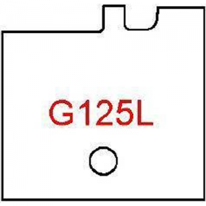 G125L Byrd Tool 30mm Wide Left Hand Flooring Groove Carbide Inserts. For 1/2'' Wood.