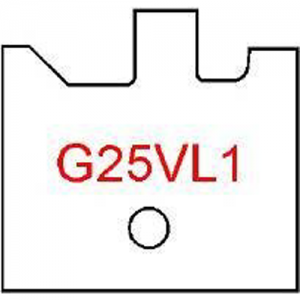 G25VL1 Byrd Tool 30mm Wide Left Hand Flooring Groove Carbide Inserts. For 3/4'' & 5/8'' Wood with 1/16'' Reveal.