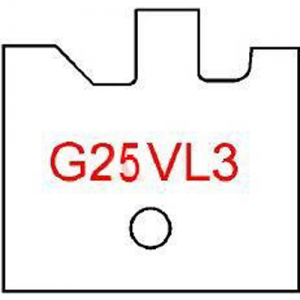 G25VL3 Byrd Tool 30mm Wide Left Hand Flooring Groove Carbide Inserts. For 3/4'' & 5/8'' Wood with 1/4'' Reveal.