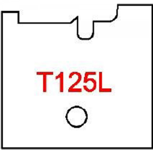 T125L Byrd Tool 30mm Wide Left Hand Flooring Tongue Carbide Inserts. For 1/2'' Wood.