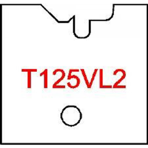 T125VL2 Byrd Tool 30mm Wide Left Hand Flooring Tongue Carbide Inserts. For 1/2'' Wood with 1/8' Reveal.