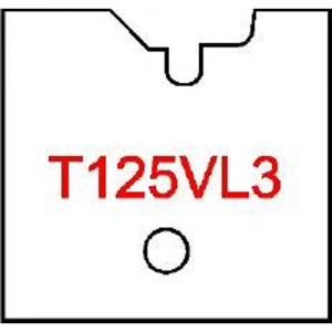 T125VL3 Byrd Tool 30mm Wide Left Hand Flooring Tongue Carbide Inserts. For 1/2'' Wood with 1/4'' Reveal.