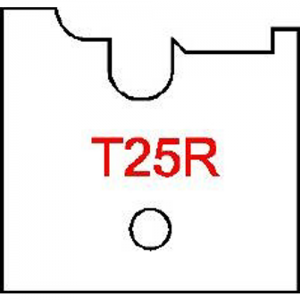 T25R Byrd Tool 30mm Wide Right Hand Flooring Tongue Carbide Inserts. For 3/4'' & 5/8'' Wood.