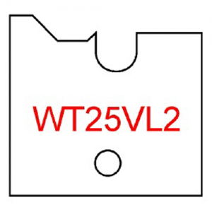 WT25VL2 Byrd Tool 30mm Wide Left Hand Flooring Tongue Carbide Inserts. For 3/4'' & 5/8'' Wood with 1/8'' Reveal.