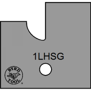 1LHSG Byrd Tool 30mm Wide Left Hand Stile Glass Door Carbide Inserts