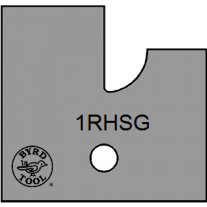 1RHSG Byrd Tool 30mm Wide Right Hand Stile Glass Door Carbide Inserts