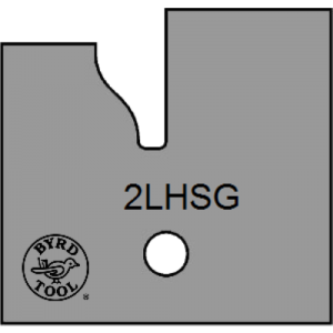 2LHSG Byrd Tool 30mm Wide Left Hand Stile Glass Door Carbide Inserts