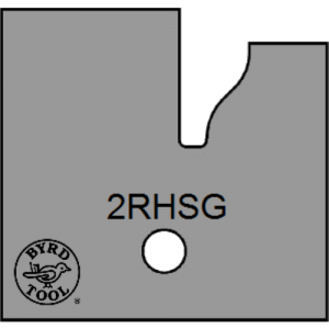 2RHSG Byrd Tool 30mm Wide Right Hand Stile Glass Door Carbide Inserts