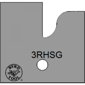 3RHSG Byrd Tool 30mm Wide Right Hand Stile Glass Door Carbide Inserts