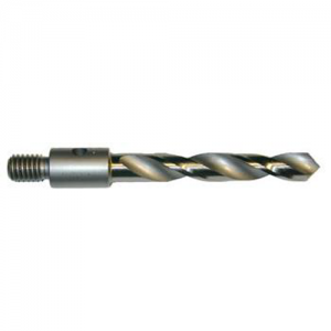 9400-158-7/16R EUROPEAN TOOLING SYSTEMS CT 15.8 7 (5/8") DRILL SIZE x 76.2 (3") TWIST LENGTH x 114.3 (4 1/2") OAL x 7/16-14 THREAD SHANK