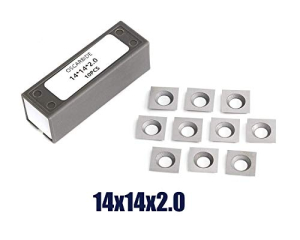 T-BIT-FC-INSERTS Solid Carbide Insert ; 14 x 14 x 2 (10 per box)