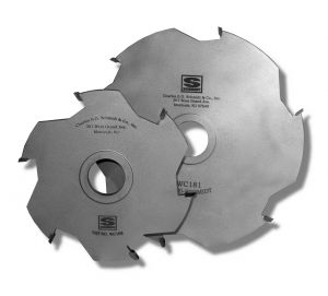 WC182 8" DIA. x 3/8" KERF x 1 1/4" BORE CT6 WING STRAIGHT TOP GROOVER