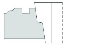 WC235 Check Rail Cutter with 1/2" Parting Strip