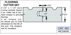 WC240XL Flooring Cutter Set