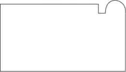 CBWM175 2 1/2 x 1 1/2 x 5/16 CB PROFILE KNIVES