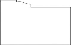 CBWM180 2 1/2 x 1 1/2 x 5/16 CB PROFILE KNIVES