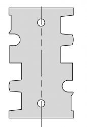 IC240 60MM WIDE STANDARD FLOORING INSERT LT