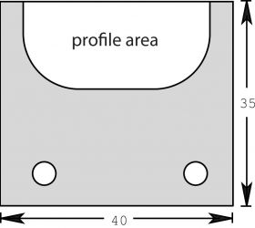 IC435SO 40MM x 35MM SOLID CARBIDE SINGLE SIDED FITTED INSERT