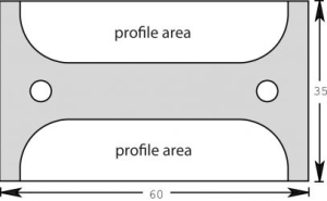 IC635DO 60MM x 35MM SOLID CARBIDE DOUBLE SIDED FITTED INSERT