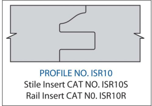ISR10SC STILE INSERT- CARBIDEPROFILE ISR10