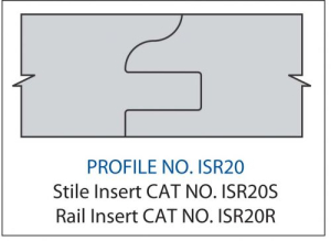 ISR20RC RAIL INSERT- CARBIDEPROFILE ISR20