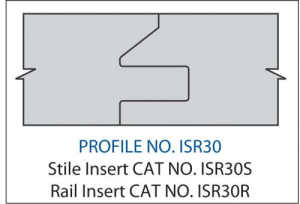 ISR30SC STILE INSERT- CARBIDEPROFILE ISR30