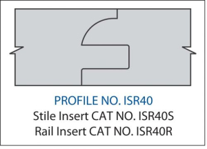 ISR40RC RAIL INSERT- CARBIDEPROFILE ISR40