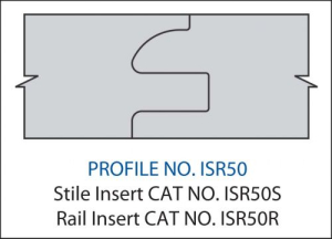 ISR50RC RAIL INSERT- CARBIDEPROFILE ISR50