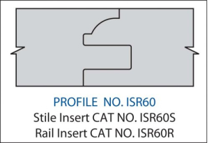 ISR60SC STILE INSERT- CARBIDEPROFILE ISR60