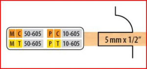 PC10605 2 PC CENTER GROOVER SET 5MM x 1/2 T & G CT (10 SERIES)