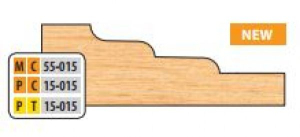 PC15015 6 x 1 1/4 BORE CT RAISED PANEL