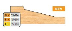 PT15014 6 x 1 1/4 BORE TT RAISED PANEL