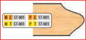 PT17001 4 x 1 1/4 BORE TT DOOR EDGE DETAIL CUTTER