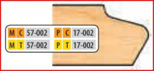 PT17002 4 x 1 1/4 BORE TT DOOR EDGE DETAIL CUTTER