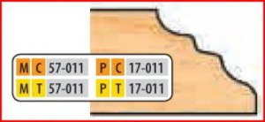 PT17011 4 x 1 1/4 BORE TT DOOR EDGE DETAIL CUTTER