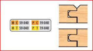 PC19040 4 x 1 1/4 BORE CT 3W 8 PC FLOORING SET
