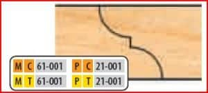 MC61001 2 15/16 x 3/4 x 3/4 BORE Q.R. CT CONVEX CUTTER