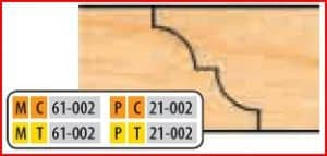 PT21002 4 x 1 1/4 BORE TT REVERSIBLE DETAIL CUTTER