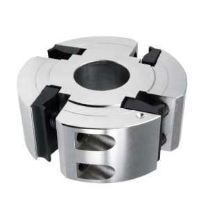 Global Tooling MH137-4-100-12 137OD x 100mm Length - Straight Bore - Single Hook Moulder Cutterhead - 4 Knife