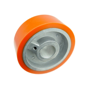 Global Tooling FW-R105T140 2" Wide, 5-1/2" Dia, 35mm Bore, Keyed -- Solid Urethane Feed Wheel