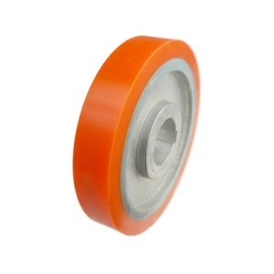 Global Tooling FW-R106T140-1 1" Wide, 5-1/2" Dia, 35mm Bore, Keyed -- Solid Urethane Feed Wheel