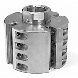 6" (150mm) Diameter with open-end self-centering sleeves