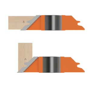 Double Tongue & Groove Lock Mitre Cutter