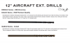 Page 33 12" Aircraft Extension Drills