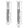 Page 127 Amana Carbide Tipped Flush Trim (Extra Long) Router Bits With Ball Bearing Guide